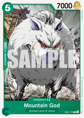 Carte One Piece Dieu de la montagne EB01-018 C PRB02