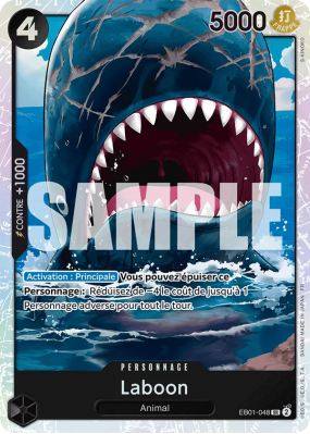 Carte One Piece Laboon EB01-048 SR PRB02