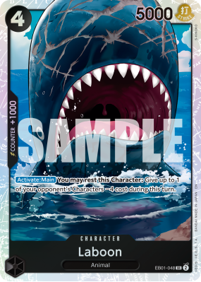 Carte One Piece Laboon EB01-048 SR PRB02