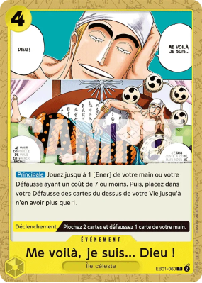 Carte One Piece Me voilà, je suis Dieu !. EB01-060 C PRB02