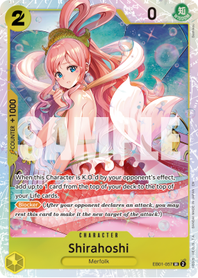 Carte One Piece Shirahoshi EB01-057 SR PRB02
