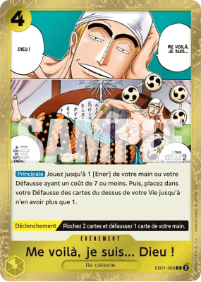 Carte One Piece Me voilà, je suis Dieu !. EB01-060 C FOIL PRB02