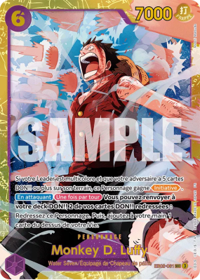 Carte One Piece Monkey D. Luffy EB02-061 SEC PRB02