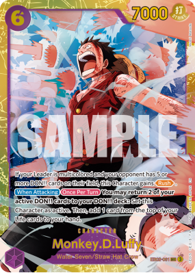Carte One Piece Monkey D. Luffy EB02-061 SEC PRB02