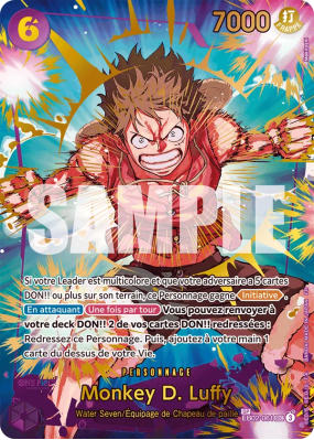 Carte One Piece Monkey D. Luffy EB02-061 SP CARD PRB02
