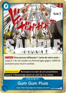 Carte One Piece Gum Gum Pluie OP02-068 R PRB02