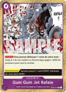 Carte One Piece Gum Gum Jet Rafale OP03-072 R PRB02