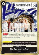 Carte One Piece Six Pouvoirs Gun OP03-097 R PRB02