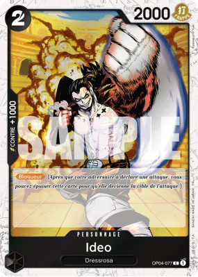 Carte One Piece Ideo OP04-077 C FOIL PRB02