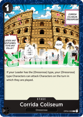 Carte One Piece Corrida Colosseum OP04-096 C PRB02
