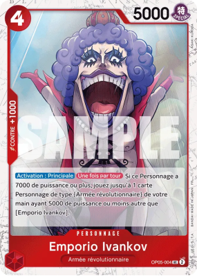 Carte One Piece Emporio Ivankov OP05-004 UC FOIL PRB02