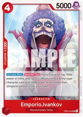 Carte One Piece Emporio Ivankov OP05-004 UC PRB02