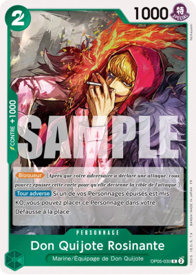Carte One Piece Don Quijote Rosinante OP05-030 R PRB02