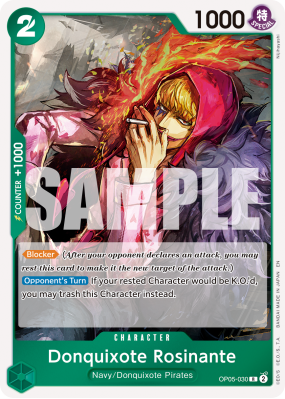 Carte One Piece Don Quijote Rosinante OP05-030 R PRB02