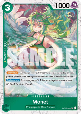 Carte One Piece Monet OP05-036 UC FOIL PRB02