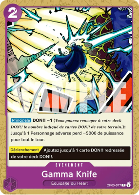 Carte One Piece Gamma Knife OP05-077 C PRB02