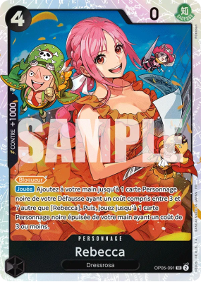 Carte One Piece Rebecca OP05-091 SR PRB02