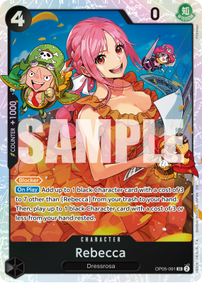 Carte One Piece Rebecca OP05-091 SR PRB02
