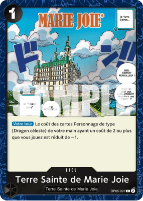 Carte One Piece Terre Sainte de Marie Joie OP05-097 C FOIL PRB02