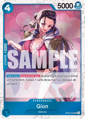 Carte One Piece Gion OP06-044 UC FOIL PRB02