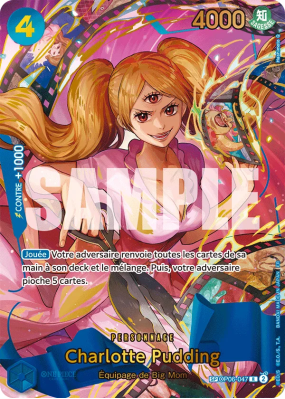 Carte One Piece Charlotte Pudding OP06-047 SP CARD PRB02