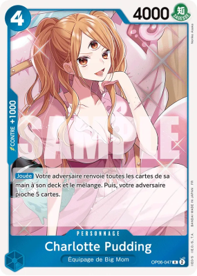 Carte One Piece Charlotte Pudding OP06-047 R PRB02