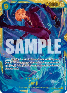Carte One Piece Sanji OP06-119 SEC PRB02