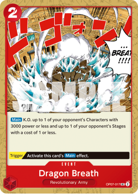 Carte One Piece Souffle du dragon OP07-017 UC PRB02