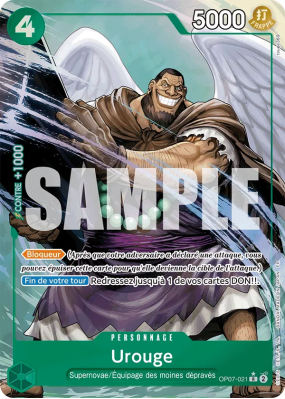 Carte One Piece Urouge OP07-021 R ALT ART PRB02