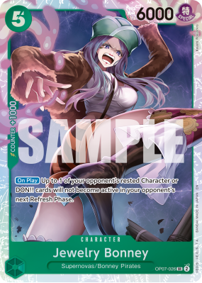 Carte One Piece Jewelry Bonney OP07-026 SR PRB02