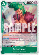Carte One Piece Bartolomeo OP07-031 UC FOIL PRB02
