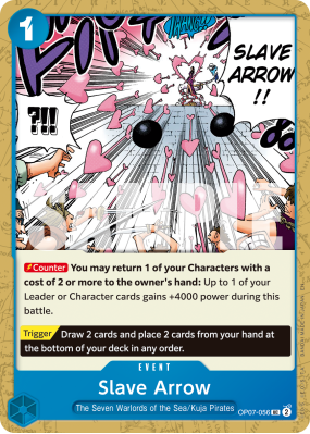 Carte One Piece Slave Arrow OP07-056 UC PRB02