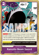 Carte One Piece Ramollo Beam Sword OP07-076 C FOIL PRB02