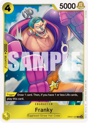 Carte One Piece Franky OP07-107 R PRB02