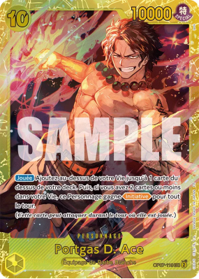 Carte One Piece Portgas D. Ace OP07-119 SEC PRB02
