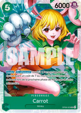 Carte One Piece Carrot OP08-023 SR PRB02
