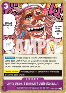 Carte One Piece Un vrai délice à. en mourir !. Quelle douceur ♡. OP08-076 UC PRB02