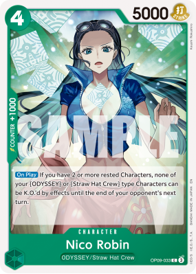 Carte One Piece Nico Robin OP09-033 C PRB02