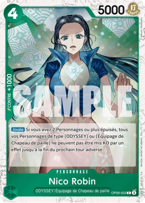 Carte One Piece Nico Robin OP09-033 C FOIL PRB02