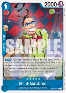 Carte One Piece Mr 3(Galdino) OP09-056 R PRB02