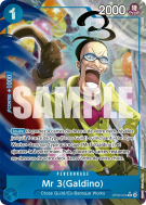 Carte One Piece Mr 3(Galdino) OP09-056 R ALT ART PRB02