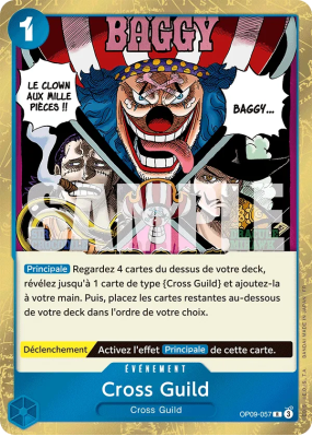 Carte One Piece Cross Guild OP09-057 R PRB02