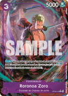 Carte One Piece Roronoa Zoro OP09-076 R ALT ART PRB02