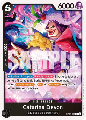 Carte One Piece Catarina Devon OP09-084 UC PRB02