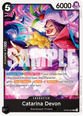 Carte One Piece Catarina Devon OP09-084 UC PRB02