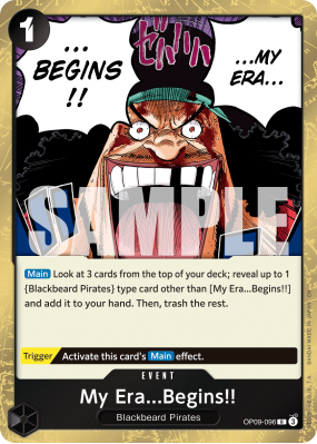 Carte One Piece L'avènement de mon règne !! OP09-096 R PRB02