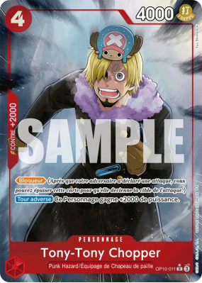 Carte One Piece Tony-Tony Chopper OP10-011 R ALT ART PRB02