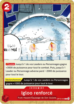 Carte One Piece Igloo renforcé OP10-018 C PRB02