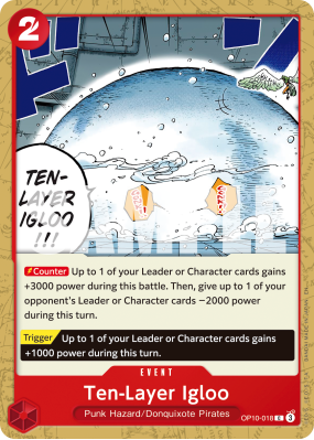 Carte One Piece Igloo renforcé OP10-018 C PRB02