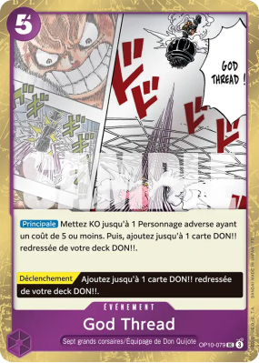 Carte One Piece God Thread OP10-079 UC FOIL PRB02
